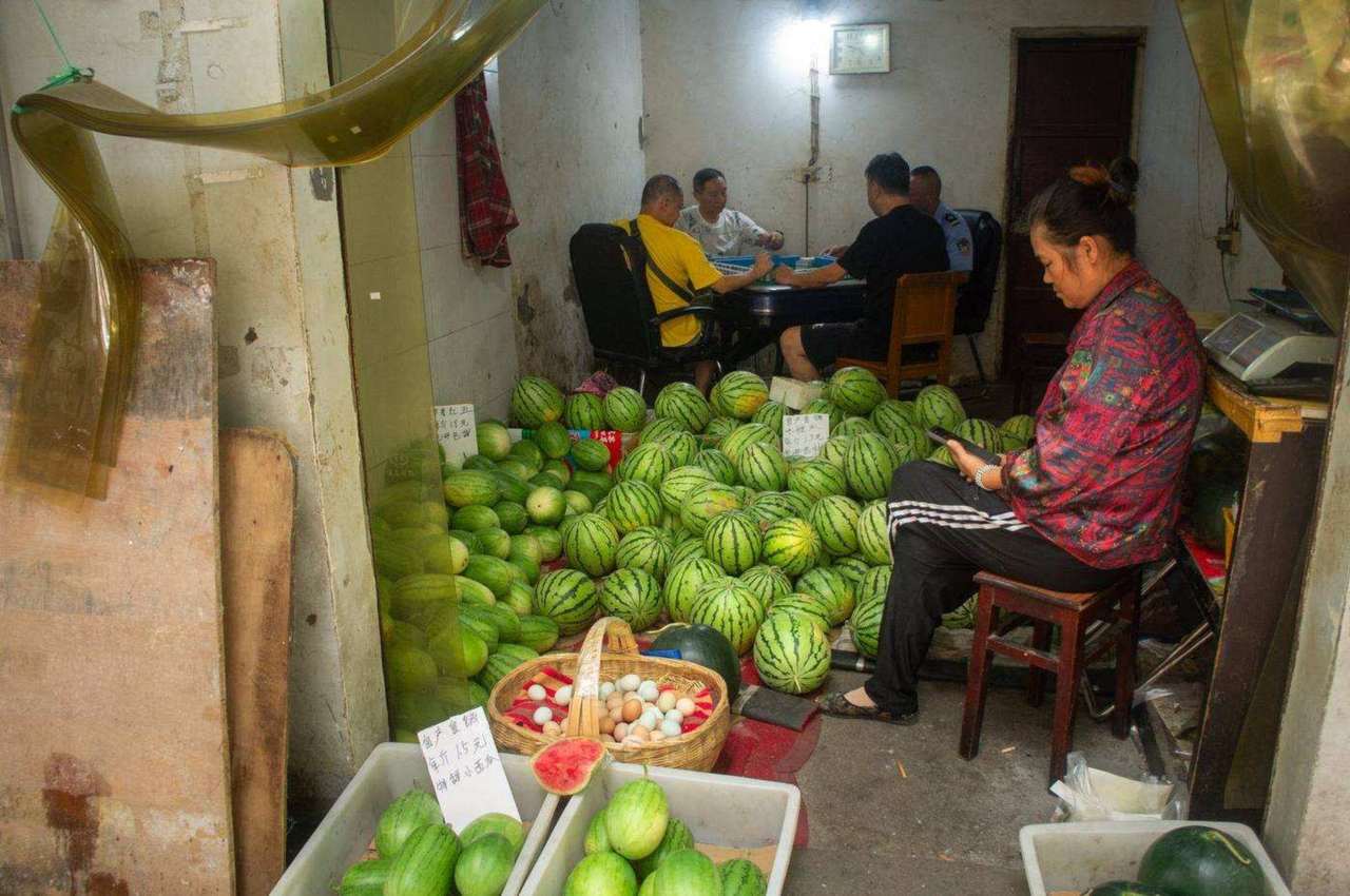 社员摄影作品:瓜摊